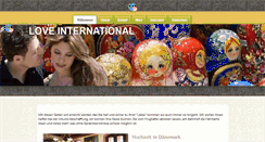 Desktop Screenshot of love-international.de