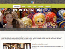 Tablet Screenshot of love-international.de